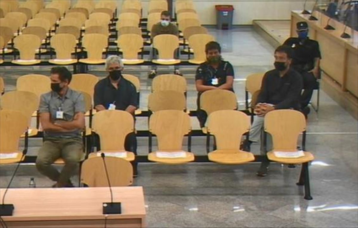 Un instante de la sesión del martes en la Audiencia Nacional. Imagen: EiTB Media