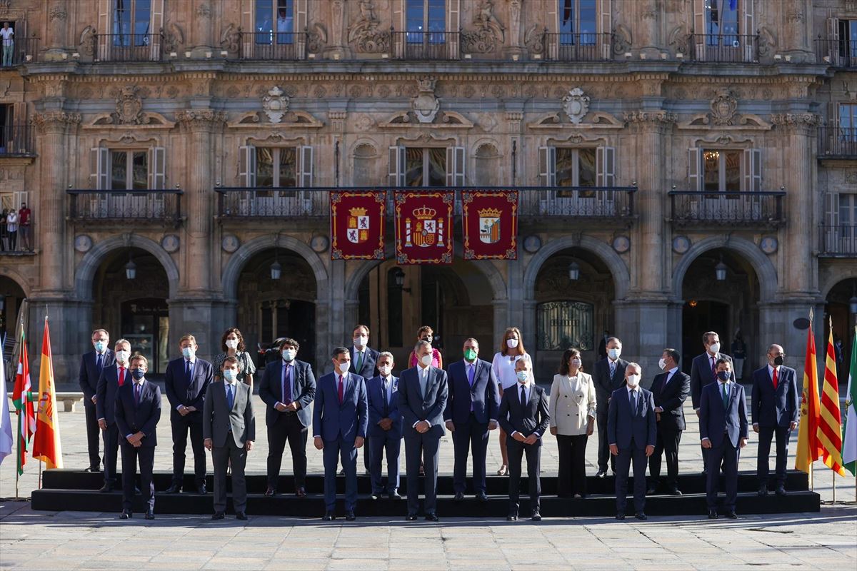 Presidentes autonómicos, hoy, en Salamanca.