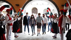 Maialen Chourrautek harrera beroa jaso du Lasarte-Orian