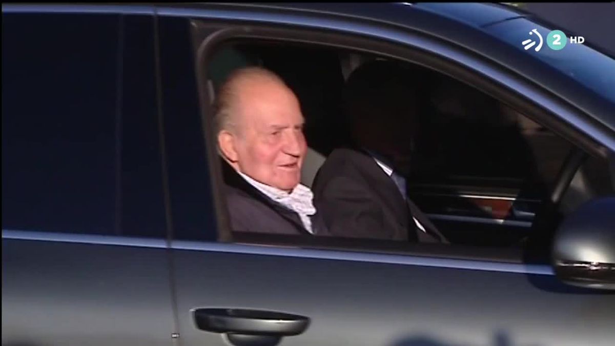 El rey emérito Juan Carlos I. Imagen obtenida de un vídeo de EiTB Media.
