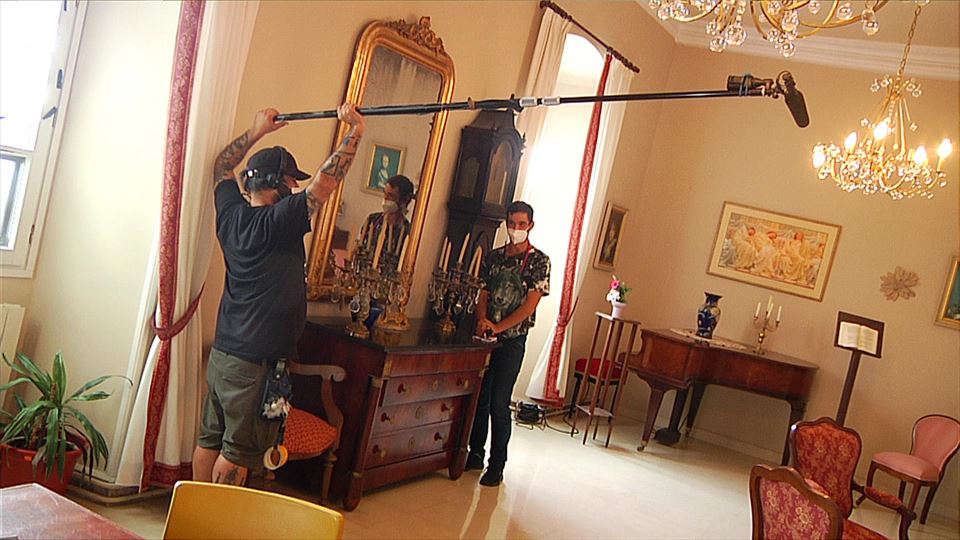 Grabazioan murgilduta