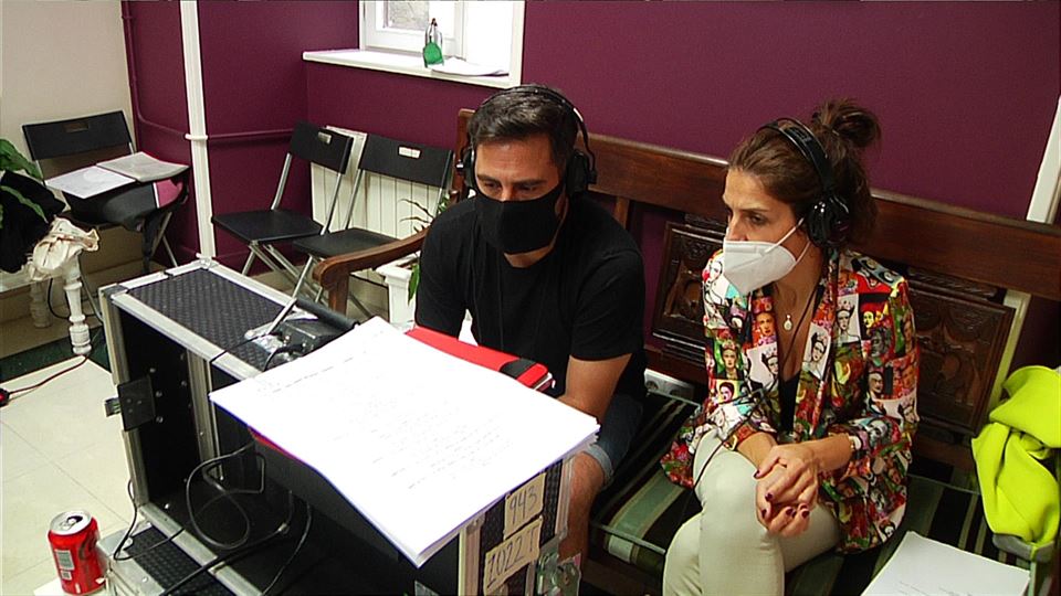 Grabazioan murgilduta