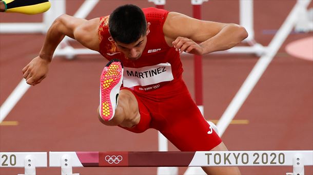 Asier Martínez en los Juegos Olímpicos de Tokio. Foto: EFE