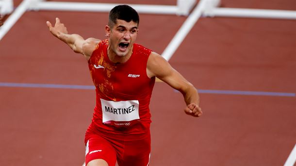 Asier Martínez ha mejorado su marca personal en su primera final olímpica.