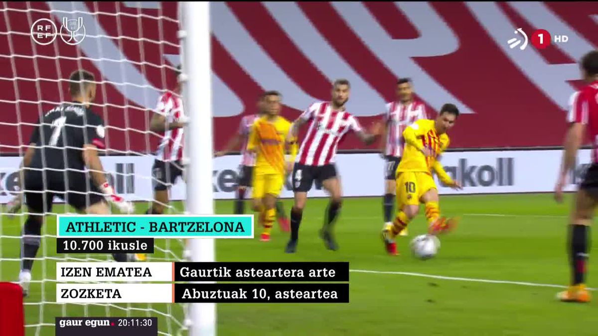 Athletic-Bartzelona. Irudia: EITB Media