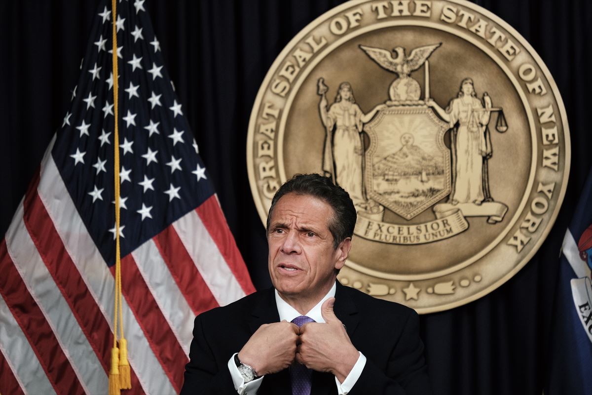 Andrew Cuomok, New Yorkeko gobernadoreak, dimisioa emango duela iragarri du. Argazkia: EFE