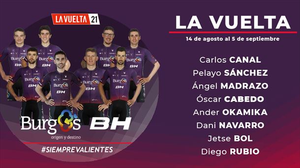 El ocho de la Vuelta del Burgos BH.