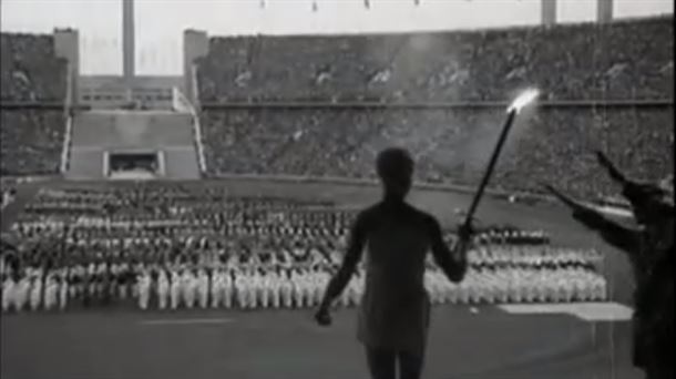 Acto de clausura de las olimpiadas de Berlín'36.