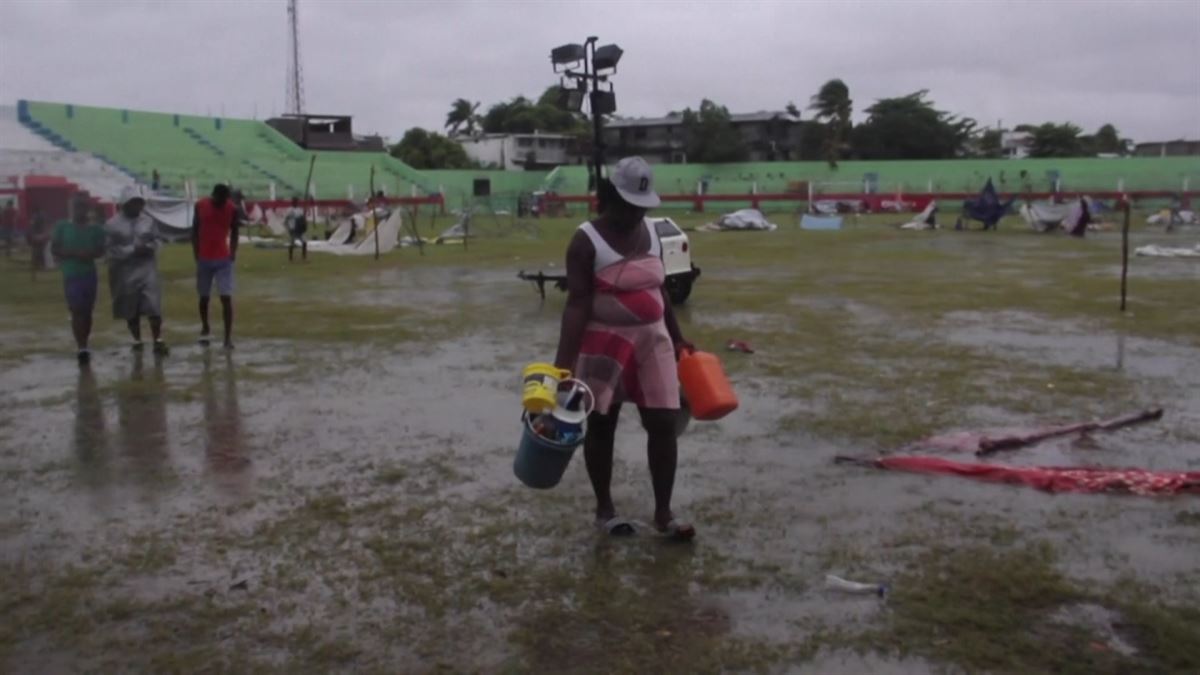 Lluvias en Haití. Imagen: Agencias