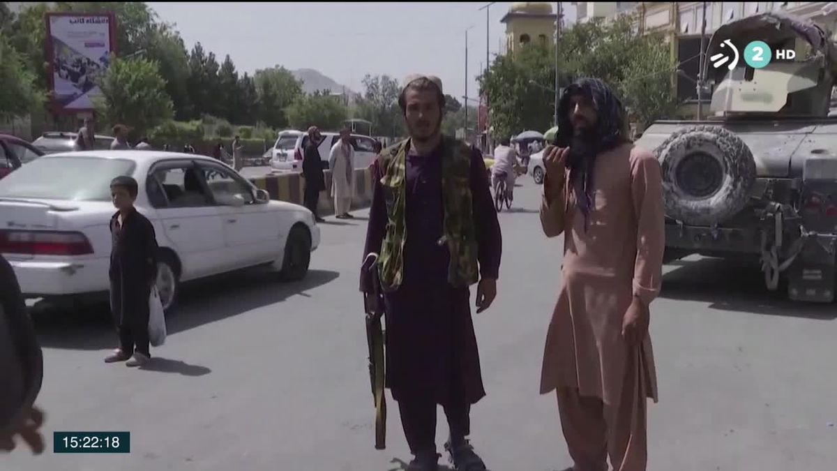 Talibanes en Afganistán. Imagen: EITB Media