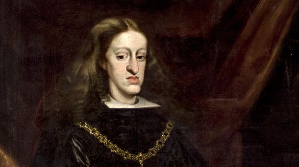 Carlos II El Hechizado, último rey español de los Austrias. Retrato de Juan Carreño de Miranda