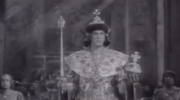 Escena de la película histórica-dramática escrita y dirigida por S. Eisenstein.