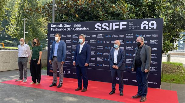 Presentación del cine vasco en el Zinemaldia 2021. Foto: @sansebastianfes