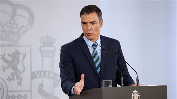 Pedro Sanchez, Espainiako Gobernuaren presidentea. Argazkia: EFE