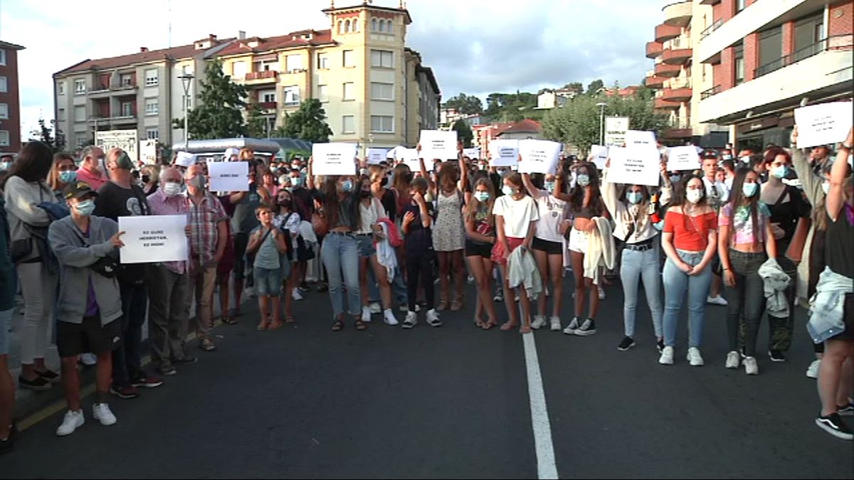 Protesta bilkura Plentzian