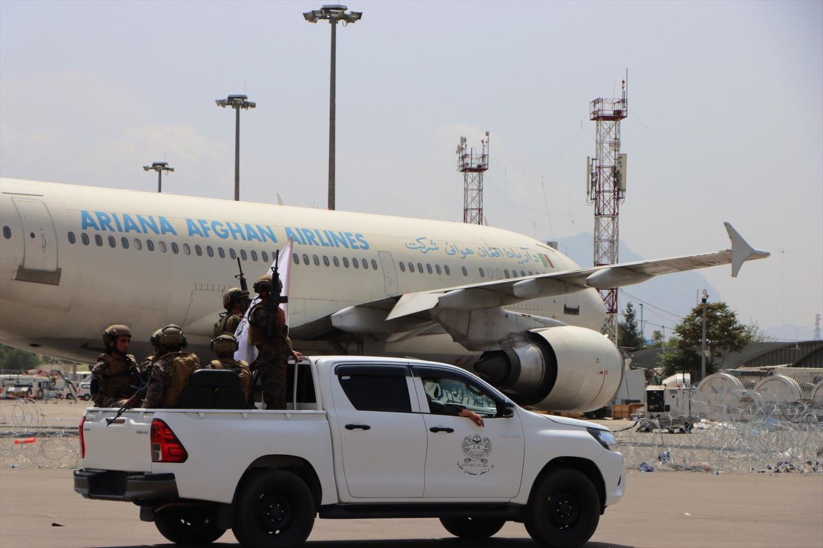 Aeropuerto de Kabul. Foto: EFE