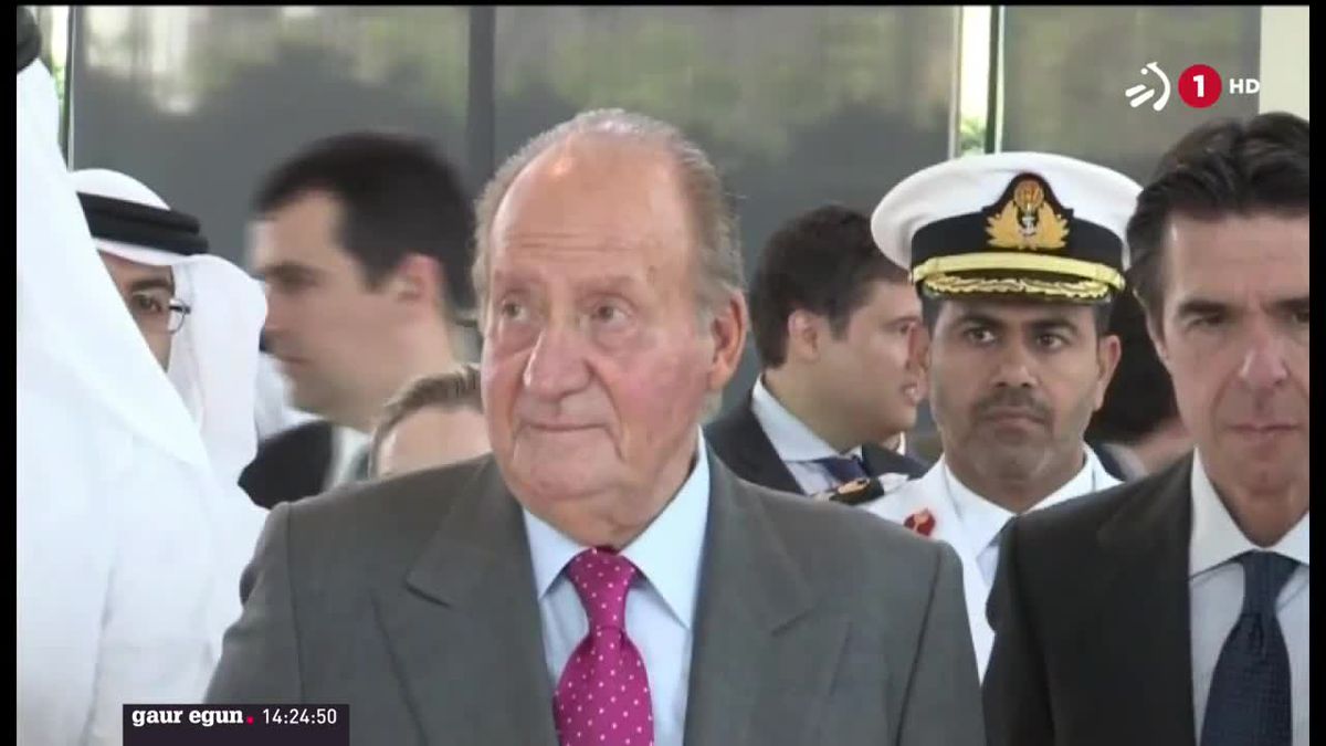 Juan Carlos I.a. Agentzietako bideo batetik ateratako irudia.