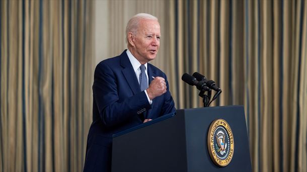 Joe Biden Ameriketako Estatu Batuetako (AEB) presidentea. Argazkia: EFE