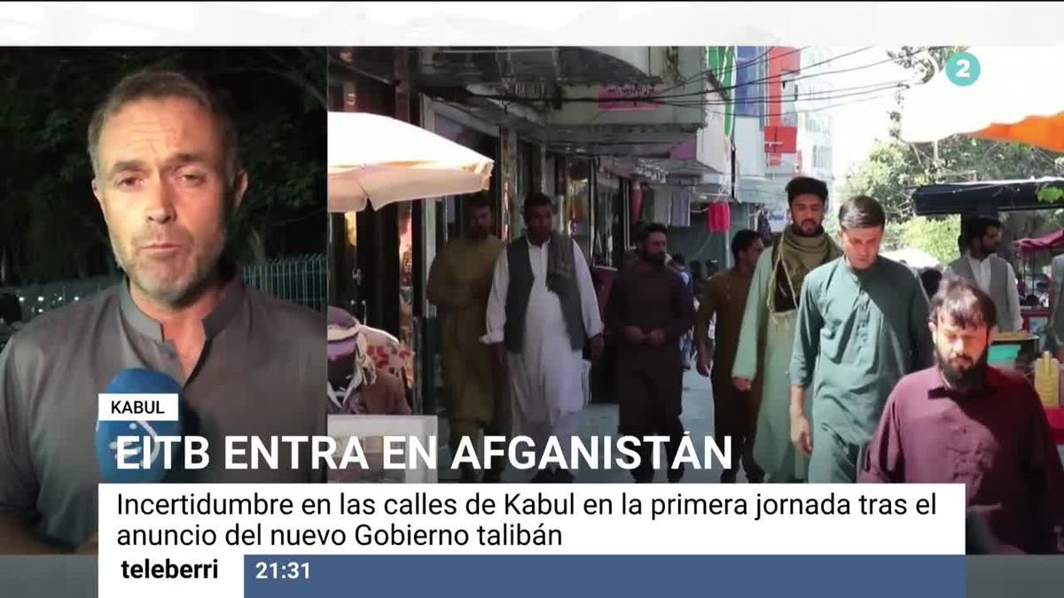 Mikel Ayestaran, desde Kabul: "Los talibanes han traído seguridad, pero se teme la fuerza de los islamistas"