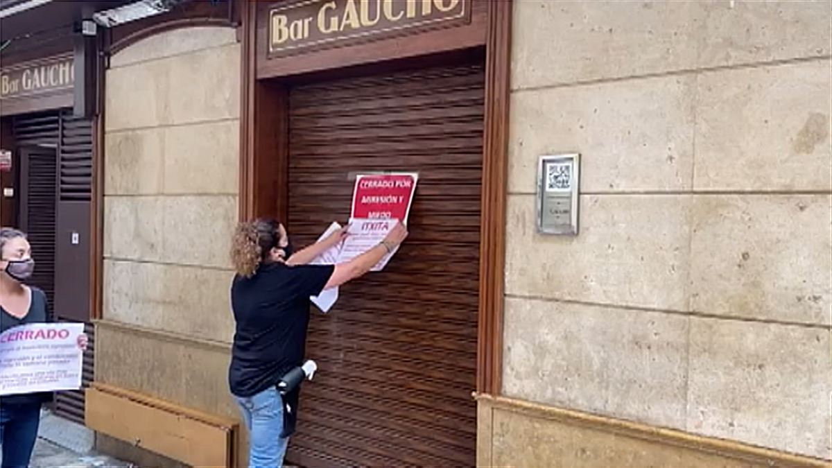 Iruñeko alde zaharreko hainbat ostalarik tabernak itxi dituzte 18:00etan. Irudia: Euskadi Irratia