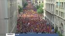 Multitudinaria manifestación en las calles de Barcelona a favor de la&#8230;