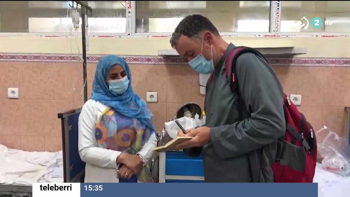 Mikel Ayestaran logra acceder a un hospital afgano, con una situación humanitaria muy grave
