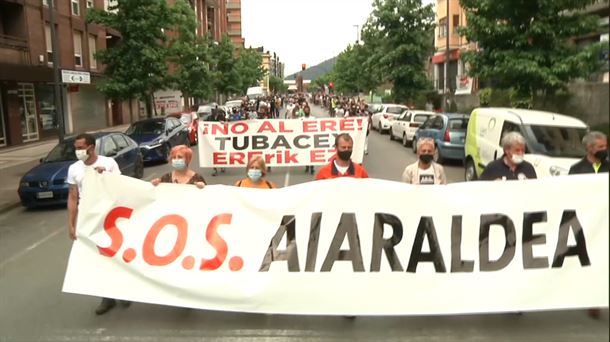 Manifestación en Araialdea