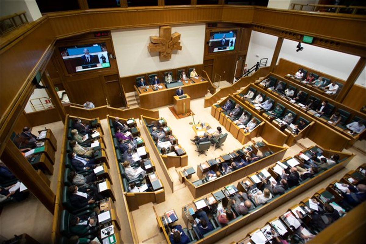Parlamento Vasco. Foto de archivo: Twitter @PVasco_EuskoL