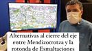 Cierre al tráfico desde Mendizorrotza hasta Esmaltaciones: alternativas