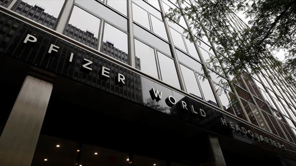 Pfizerren bulegoak, New Yorken. 