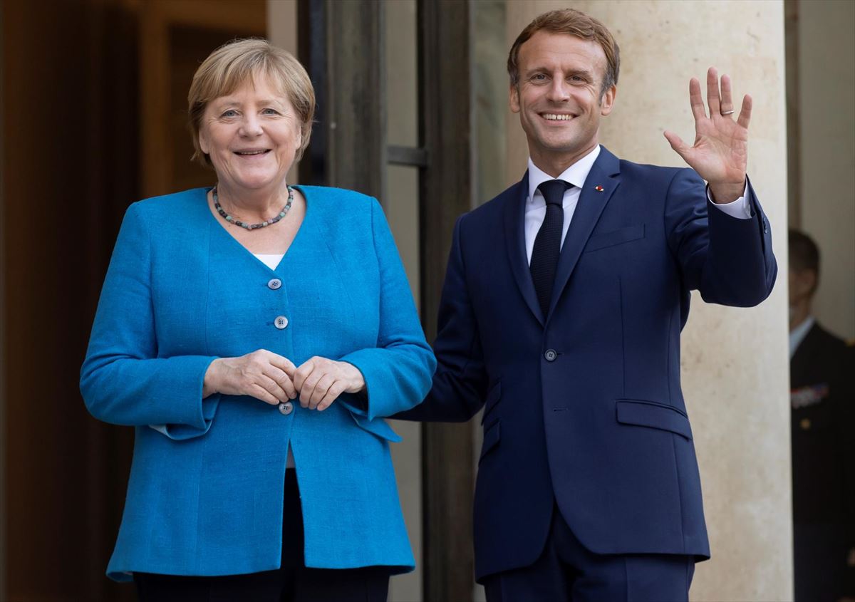 Merkel y Macrón
