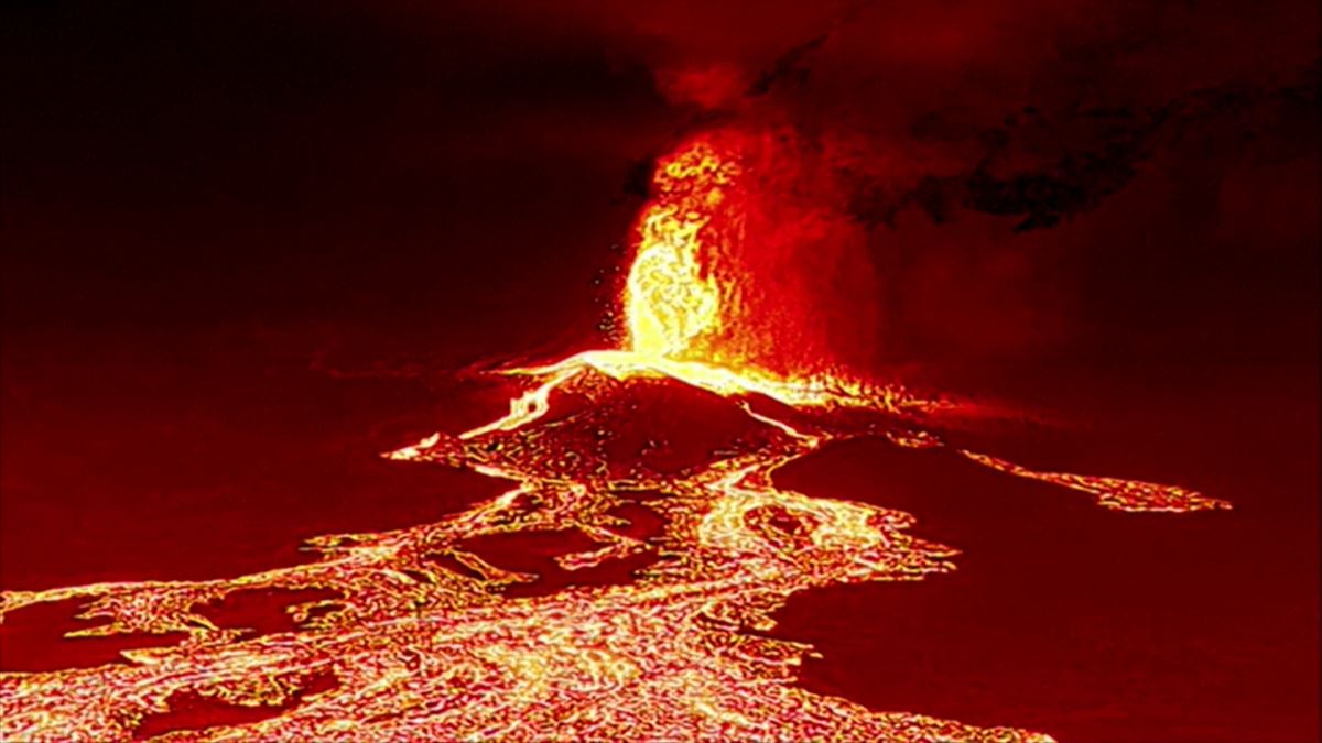 Volcán de La Palma. Imagen: EITB Media