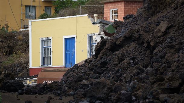 Más de 600 eficidios han sido sepultados por lava y ceniza en La Palma