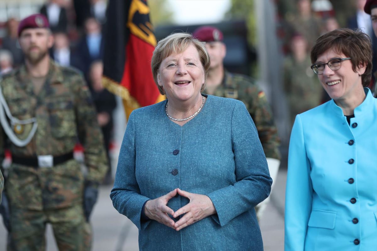 Angela Merkel, artxiboko irudi batean. Argazkia: Efe