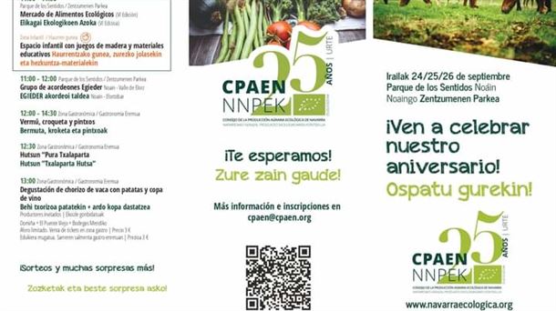 XXV. aniversario del Consejo de la Producción Agraria Ecológica de Navarra 