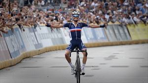Exhibición de Alaphilippe en el Campeonato del Mundo de Ruta