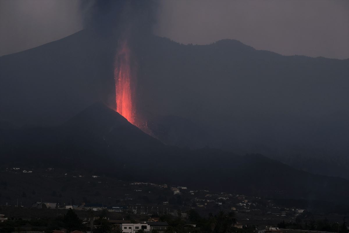 Erupción volcánica. Imagen: EITB Media