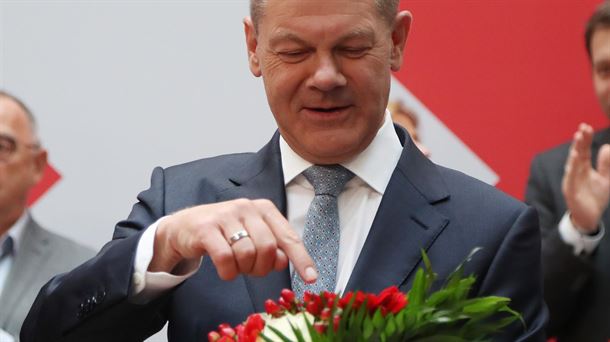 Olaf Scholz hautagai sozialdemokrata. Argazkia: EFE