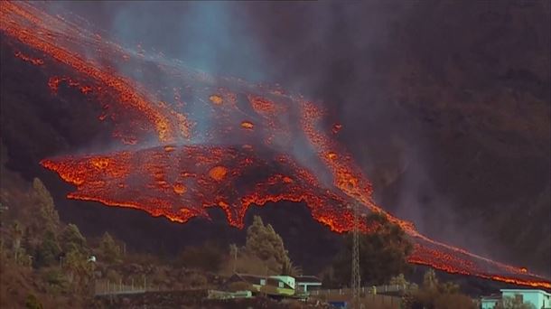 Volcán de La Palma. Imagen: Televisión de Canarias