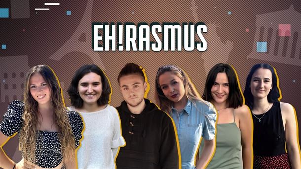 EITB convierte en jóvenes reporteros y reporteras a seis estudiantes de Erasmus
