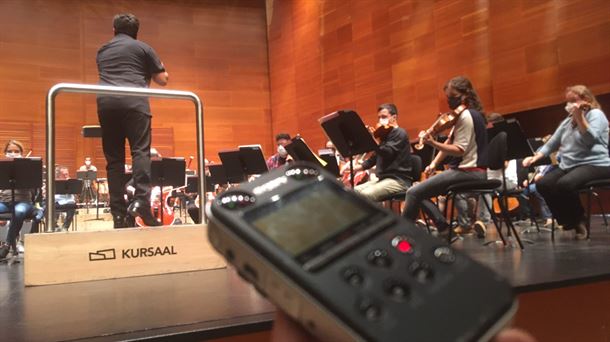 Radio Euskadi presencia un ensayo de Euskadiko Orkestra