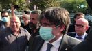 Carles Puigdemont, en libertad tras declarar ante la Justicia italiana