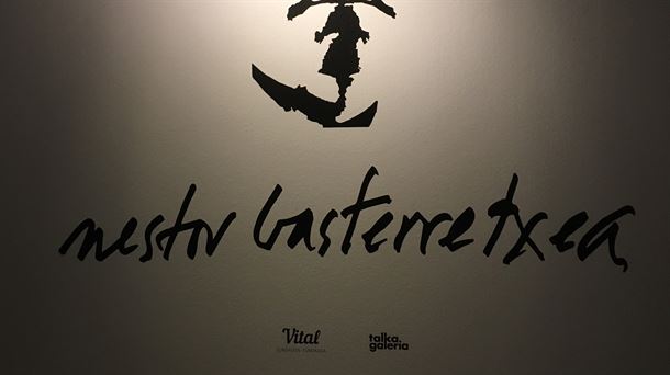 Nestor Basterretxea en la sala de la Fundación Vital: una exposición exclusiva con 300 obras

