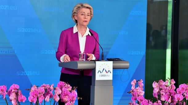 Von der Leyen, artxiboko irudi batean. Argazkia: Efe