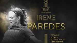 Irene Paredes y César Azpilicueta, candidatos al Balón de Oro 2021