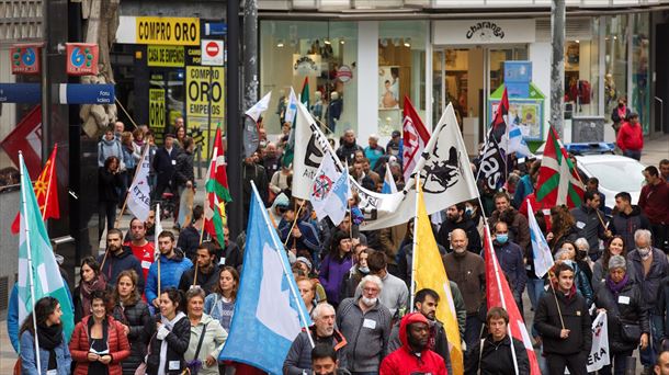 Manifestación de Sare en Vitoria-Gasteiz. Foto: Efe