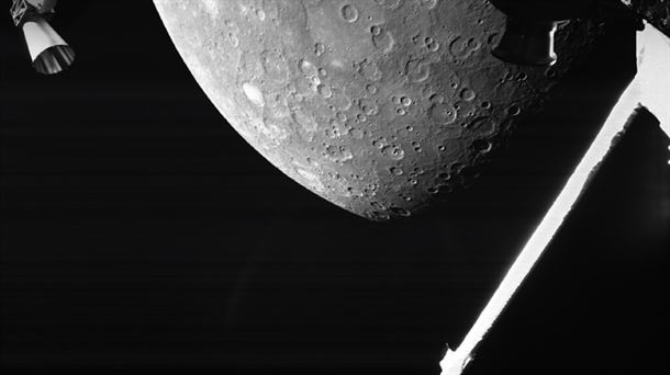 Mercurio, visto desde Bepi Colombo