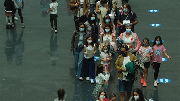 ''Go!azen'' telesailaren aurrestreinaldia BECen. (Irudia: EITB Media)