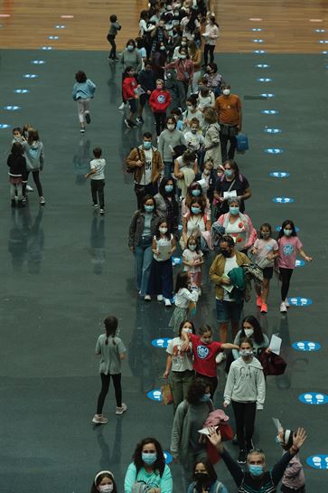 ''Go!azen'' telesailaren aurrestreinaldia BECen. (Irudia: EITB Media)