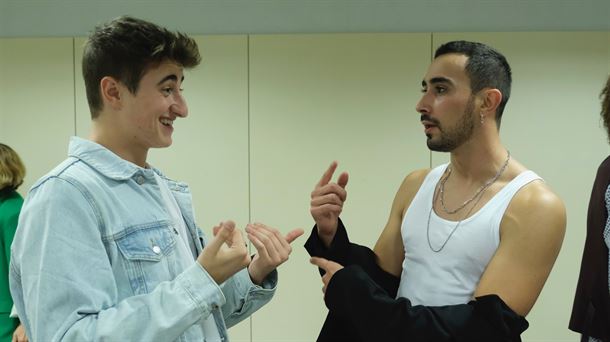 ''Go!azen'' telesailaren aurrestreinaldia BECen. (Irudia: EITB Media)